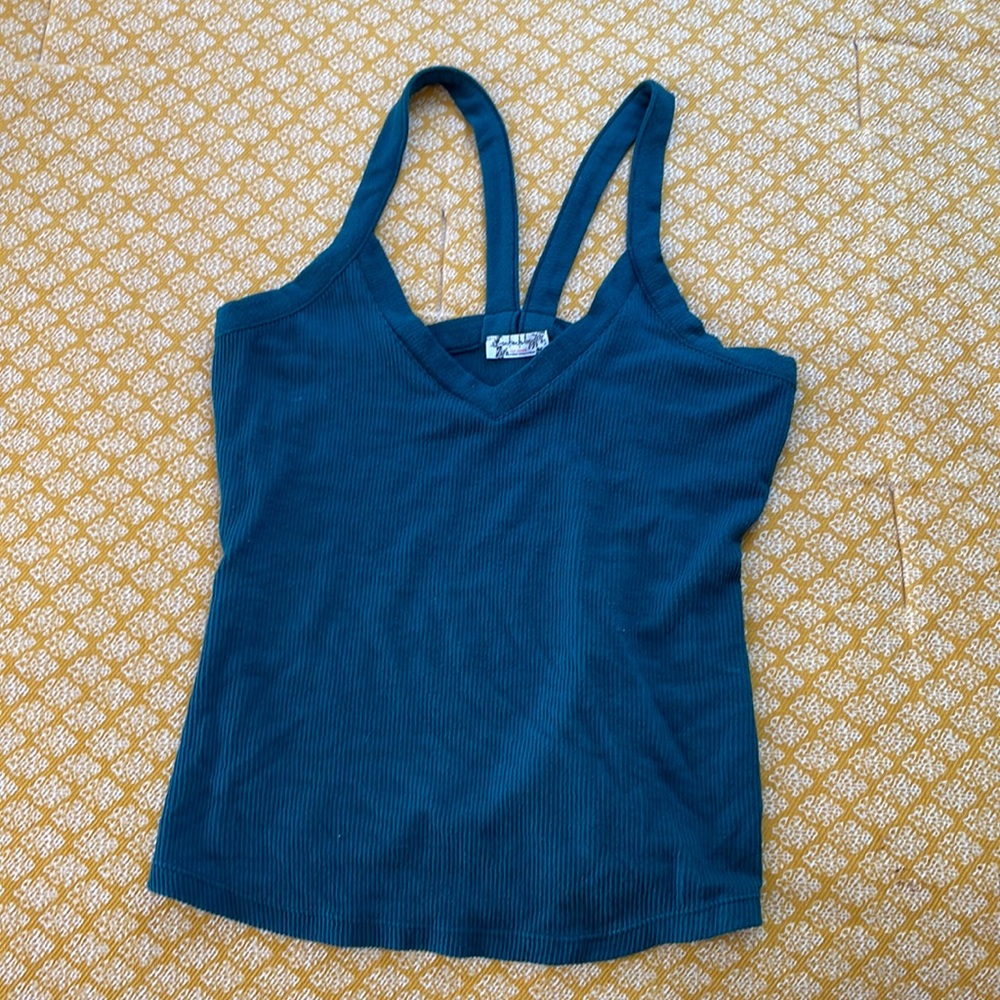 Free people greenish/blue tank